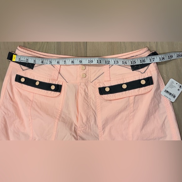 NEW Free People L Elevate Crop Pants NWT Peach Orange Spring Hiking - Picture 14 of 16